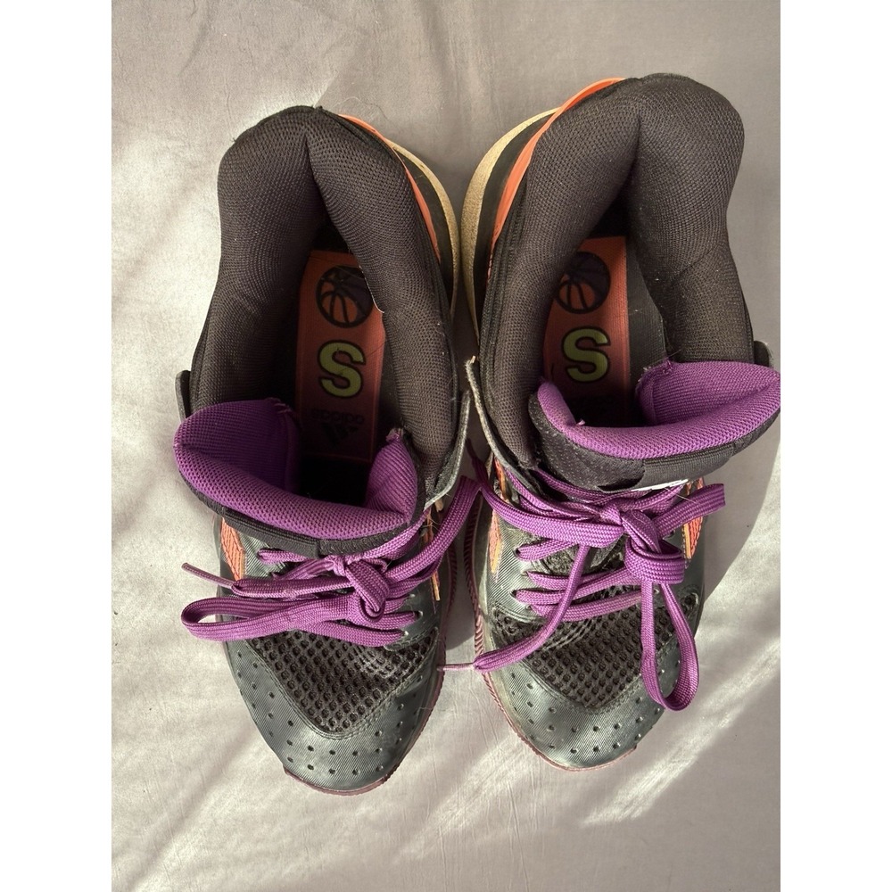 Adidas Harden Stepback Mens Basketball Shoe Black Purple Coral EF9889 Sz 7.5 - Picture 7 of 8